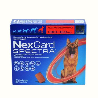 Antipulgas Nexgard Spectra para Perros XL de 30 a 60 Kg