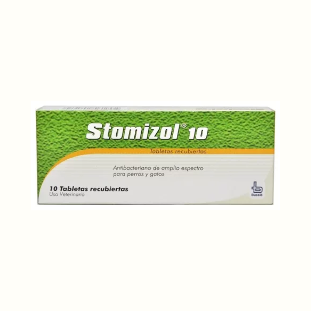 Antibiótico Stomizol Tabletas para perro y gato