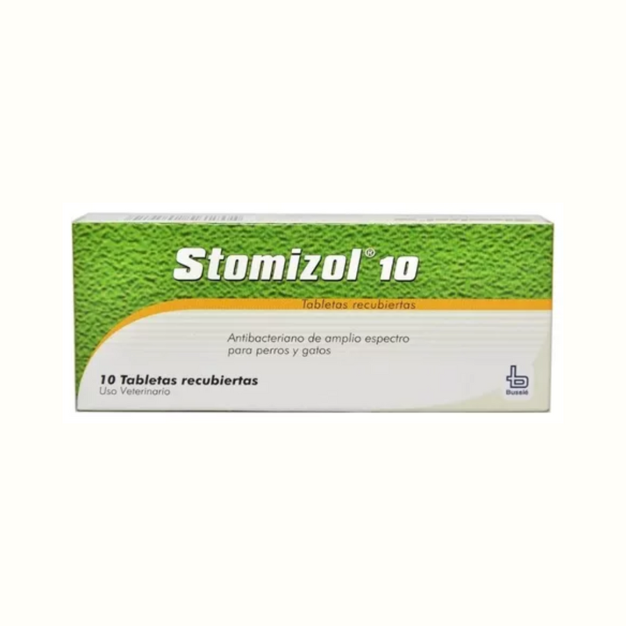 Antibiótico Stomizol Tabletas para perro y gato