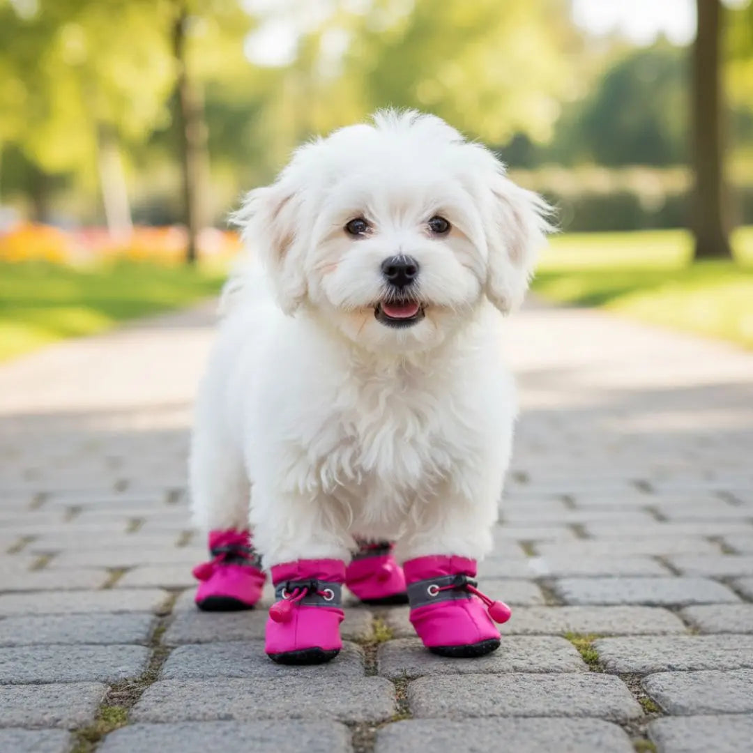 Botas Impermeable con Peluche Fucsia Kanu Pet para Perro