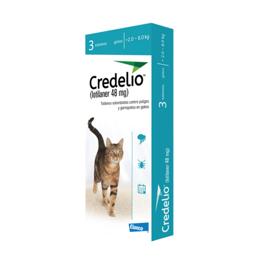 Antipulgas oral Credelio Comprimido 2-8 kg para Gatos