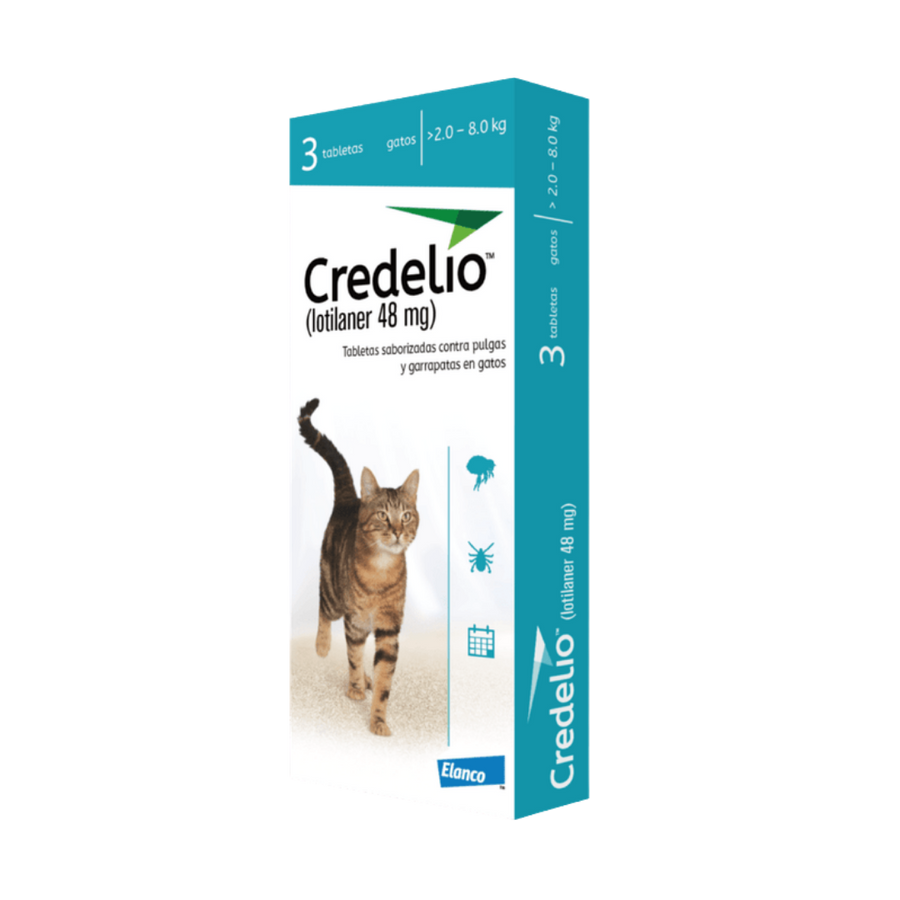 Antipulgas oral Credelio Comprimido 2-8 kg para Gatos