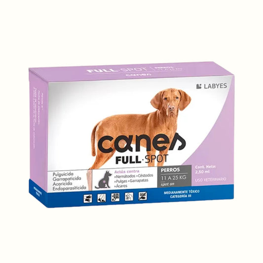Antiparasitario Canes Full Spot 11 a 25kg para Perro