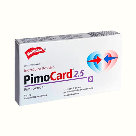 Inotrópico PimoCard 2.5 Tabletas para Perro
