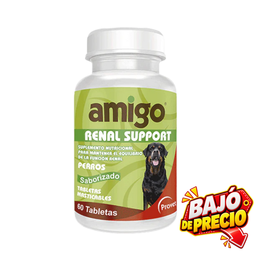 Suplemento Amigo Renal Support 60 tabletas para Perros