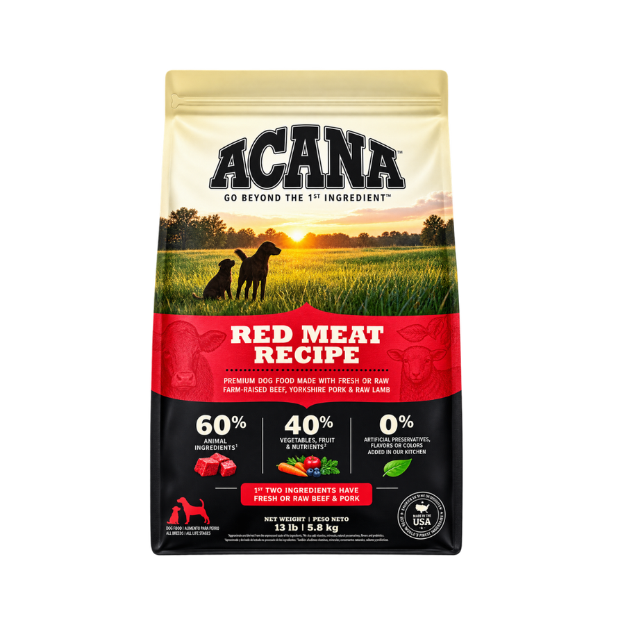 Alimento Seco Acana Dog Red Meat para Perro Adulto y Cachorro