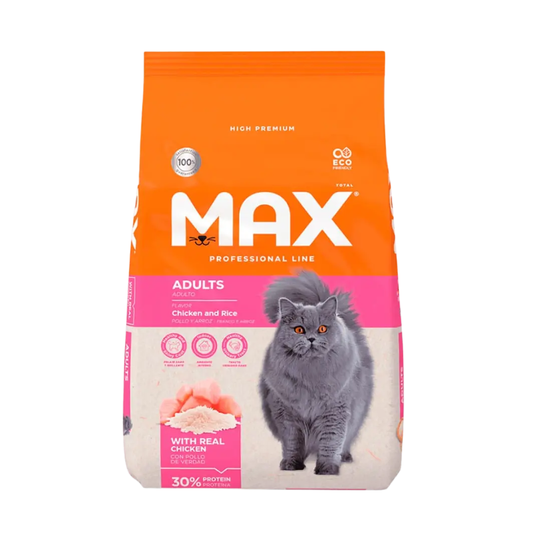 Alimento Max Cat para Gato Adulto Pollo y Arroz