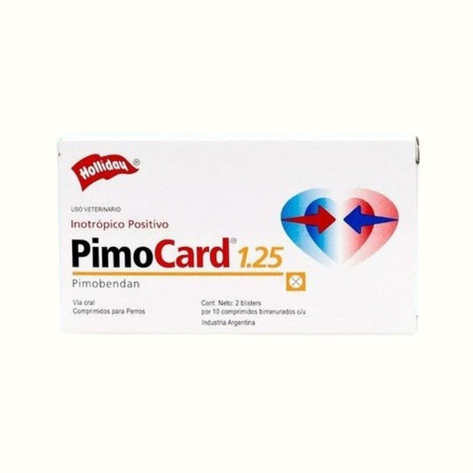 Inotrópico PimoCard 1.25 Tabletas para Perro