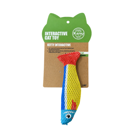 Juguete de Peluche Sardina con Catnip Kanu Pet para Gato