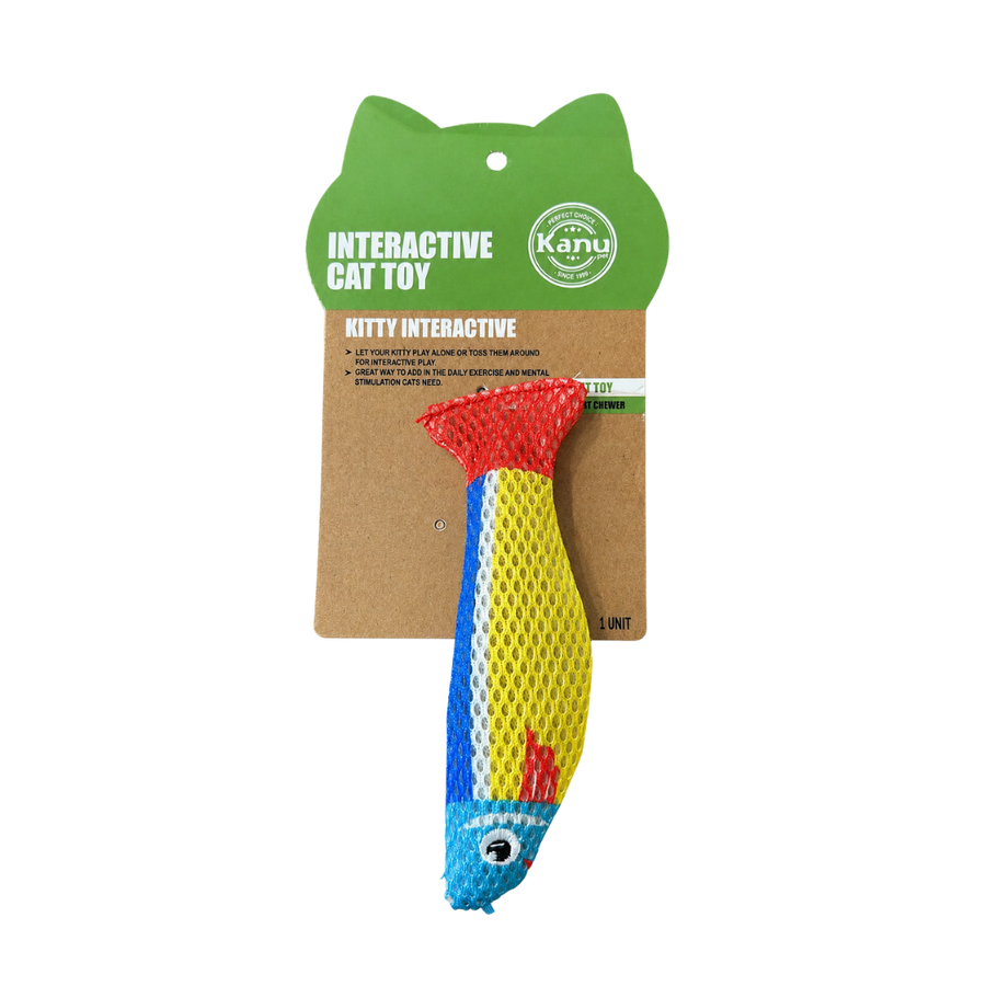 Juguete de Peluche Sardina con Catnip Kanu Pet para Gato