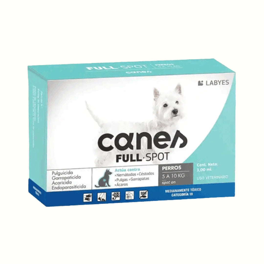 Antiparasitario Canes Full Spot 5 a 10 kg para Perro
