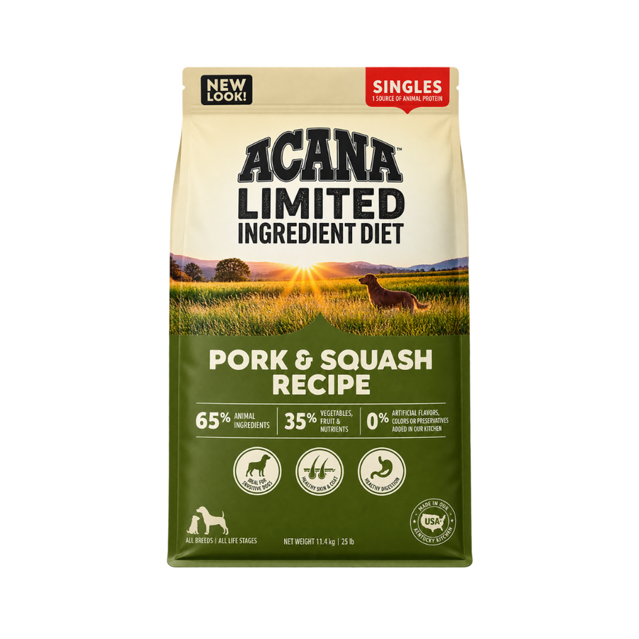 Alimento Seco Acana Pork & Squash Recipe para Perro Adulto y Cachorro
