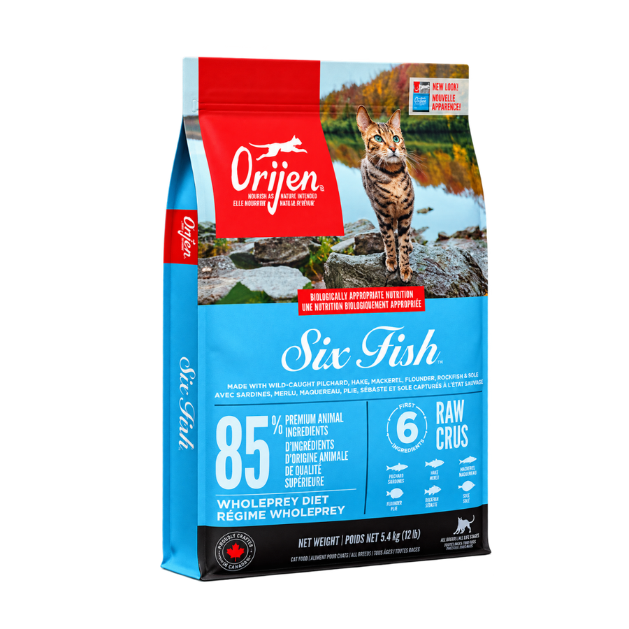 Alimento Seco Orijen Six Fish para Gatos Adulto