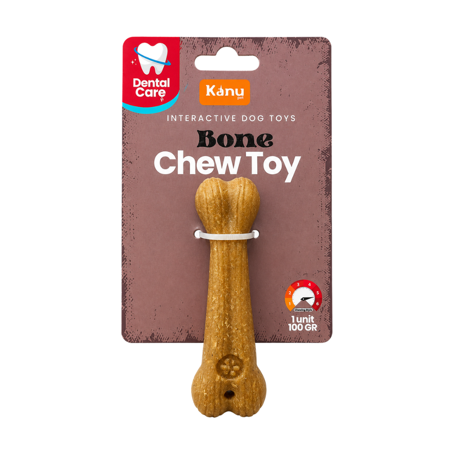Juguete Masticable Bone Sabor Carne Kanu Pet para Perro