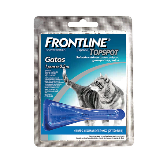 Frontline Ml Unipipeta 0.50 Ml para gato