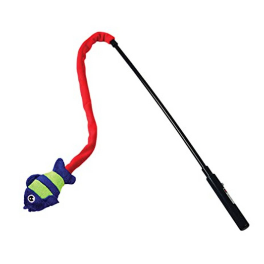 Juguete Kong bara peces con laser para gato