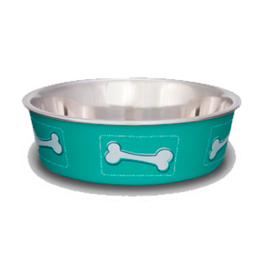 Comedero Acero Coastal Huesos Medium para perro