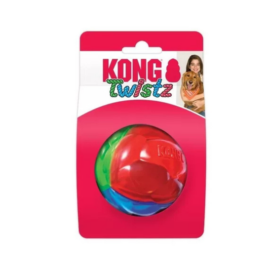 Juguete Kong Pelota Twistz Para Perro M