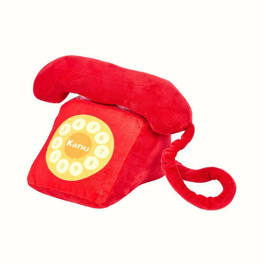 Juguete Peluche Teléfono Rojo Kanu Pet para Perro