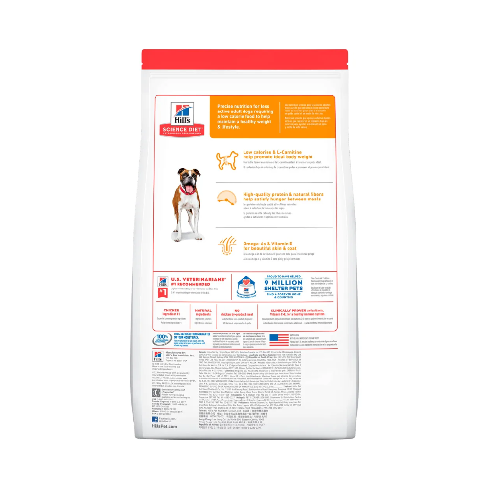 Alimento para perro Hills Canino Adulto Light