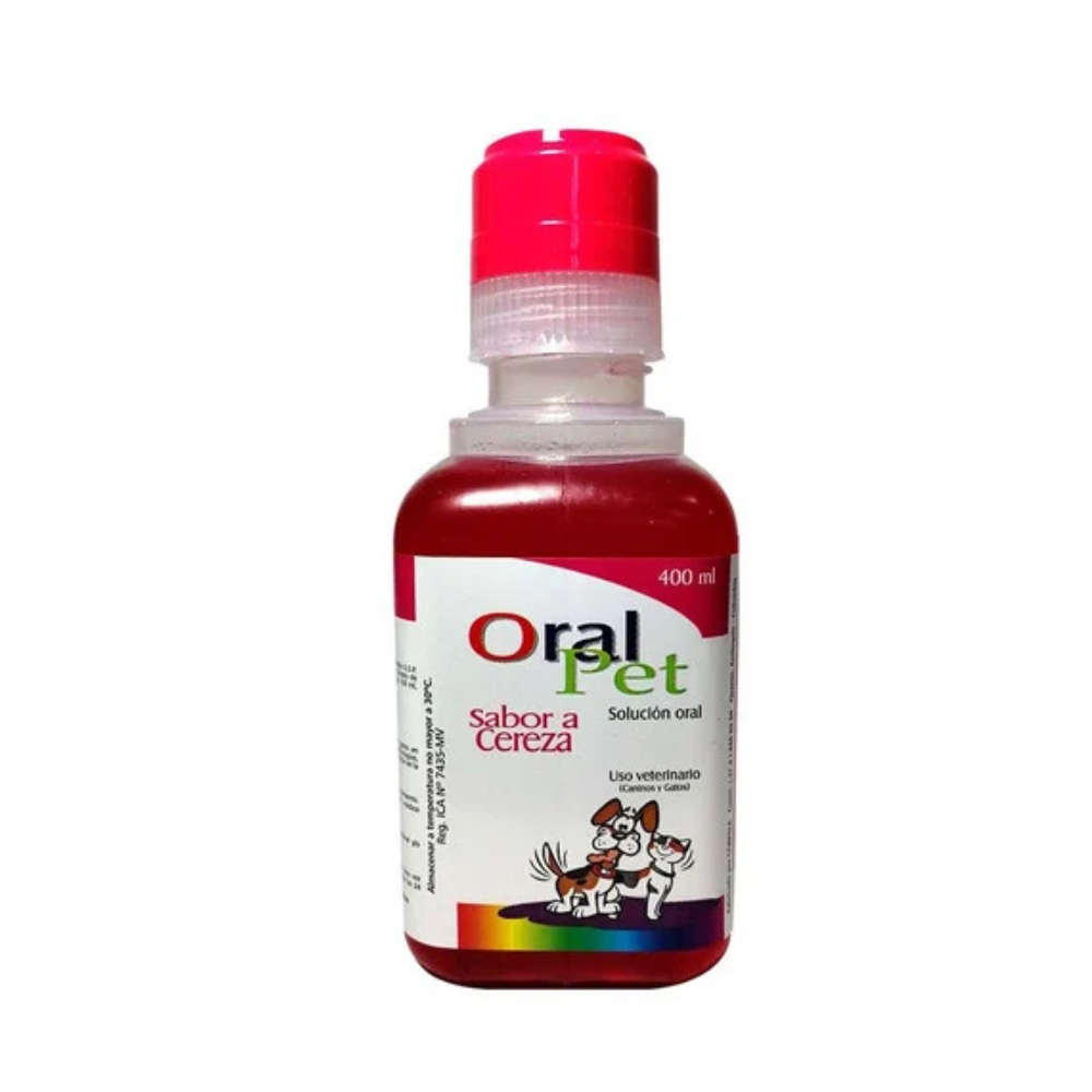 Oral pet sabor cereza para todas