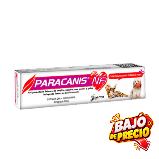 Paracanis N.F. Jga x 10 Ml para Perro y Gato