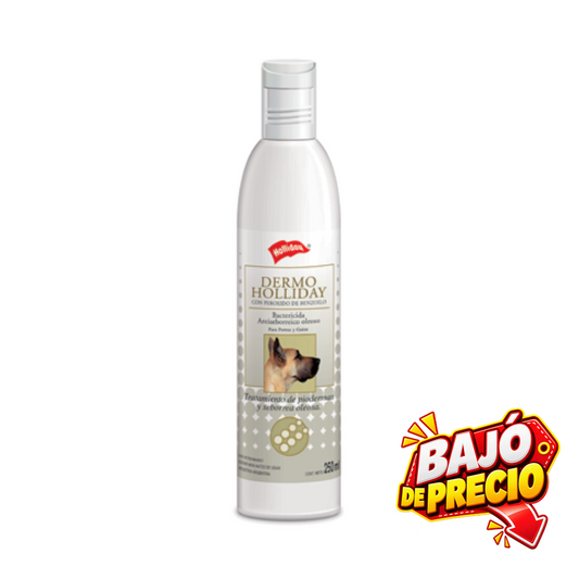 Shampoo Dermo holliday x 250 ml para todas