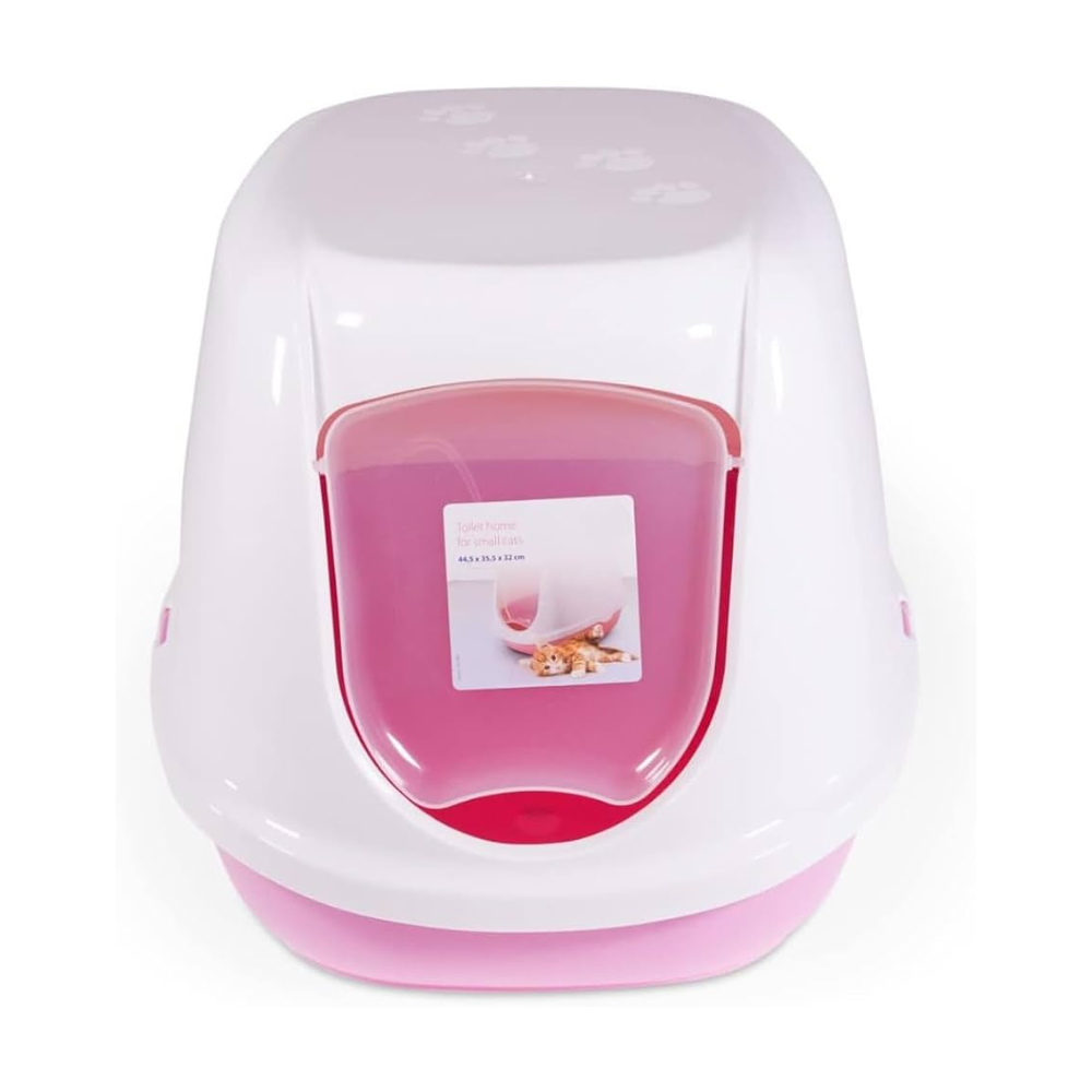 Duchesse Arenero Con Tapa 44.5X35.5X32Cm Color Rosado Para Gato