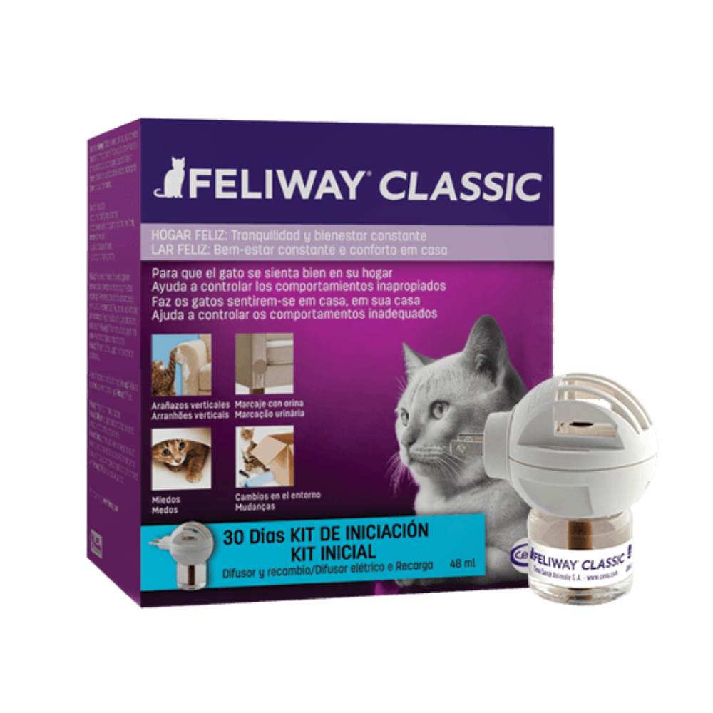 Feliway Classic Difusor Con Recarga 48 ML Para Gato