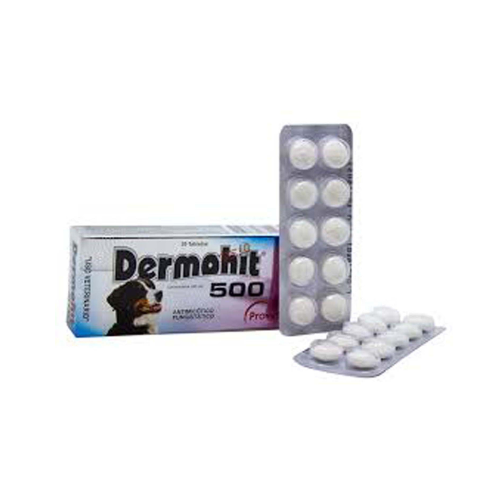 Dermohit 500 Mg Blister x 10 Para Perro