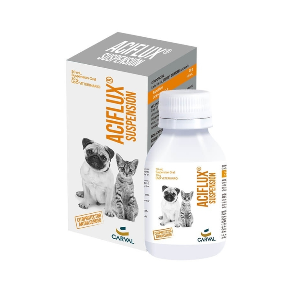 Presentacion Aciflux jarabe perro y gato