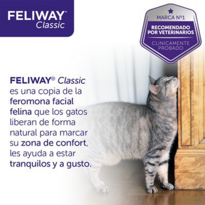 Feliway Classic Difusor Con Recarga 48 ML Para Gato