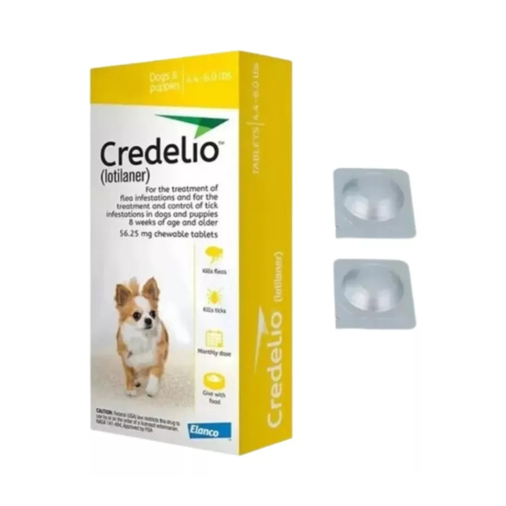 Antipulgas Credelio 1.3 a 2.5 KG Para Perro