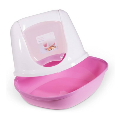 Duchesse Arenero Con Tapa 44.5X35.5X32Cm Color Rosado Para Gato