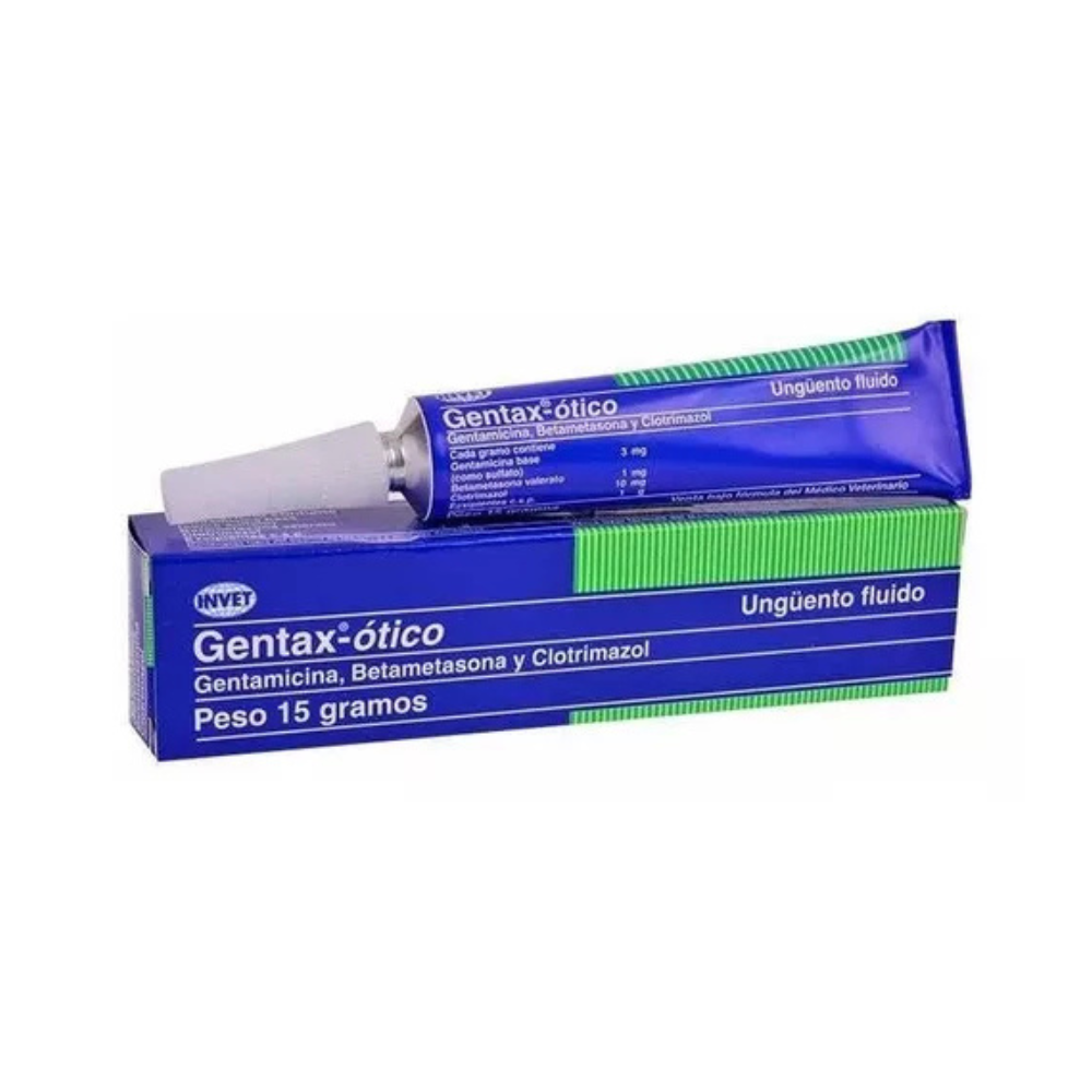 Gentax otico unguento 15 gr para todas