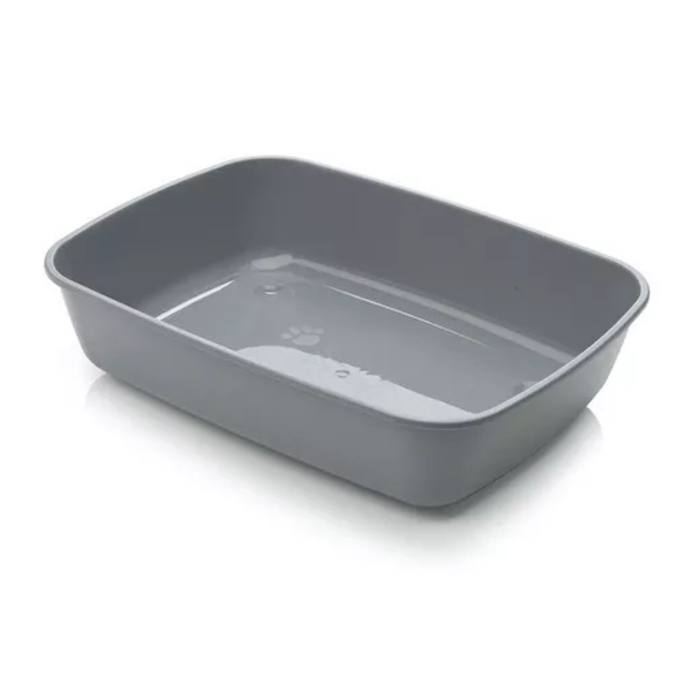 Iriz Arenero Sencillo Pequeño 42X30.5X10Cm Color Gris Para Gato