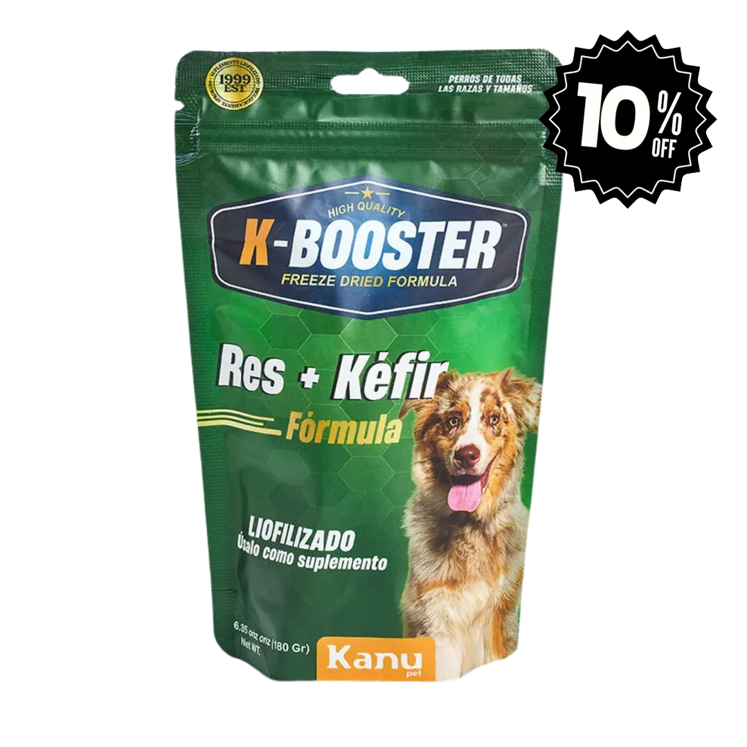 Alimento Liofilizado K-Booster Res Kanu Pet para Perro
