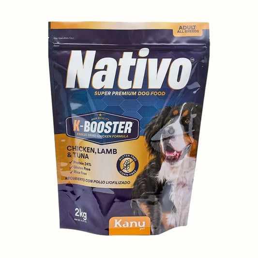 Alimento seco Nativo k-booster perros adultos toda razas