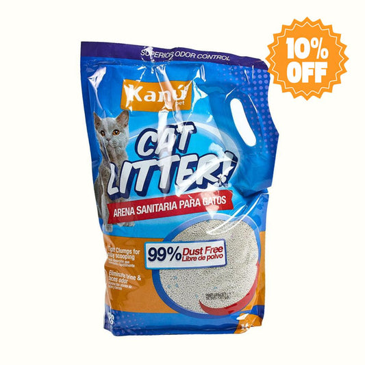 Arena de Bentonita  Kanu Pet  Cat Litter para Gatos. 99% libre de Polvo. Aglomera al Instante