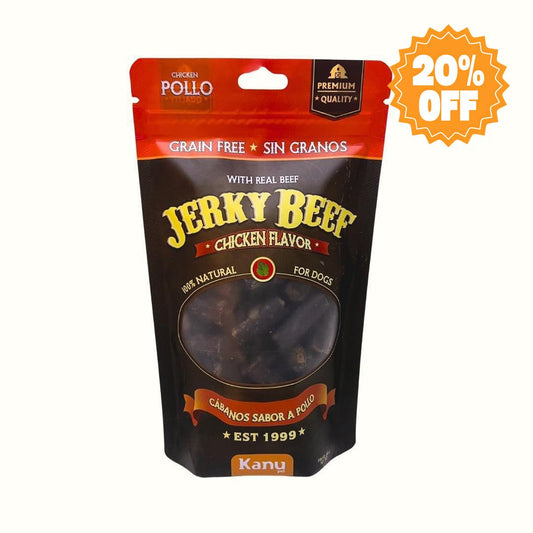 Jerky Beef Chicken Flavor Kanu Pet Para Perro 200 GR