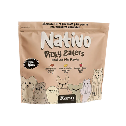 Alimento Seco Nativo Picky Eaters Puppy Mini Kanu Pet para Perro