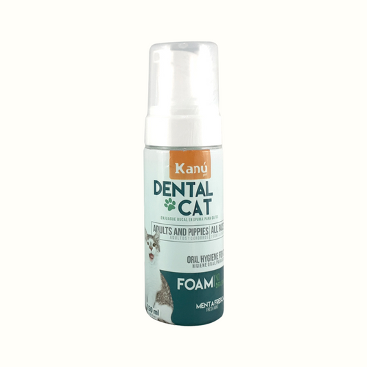 Enjuague Bucal Kanu en Espuma Menta para Gato 150 ml