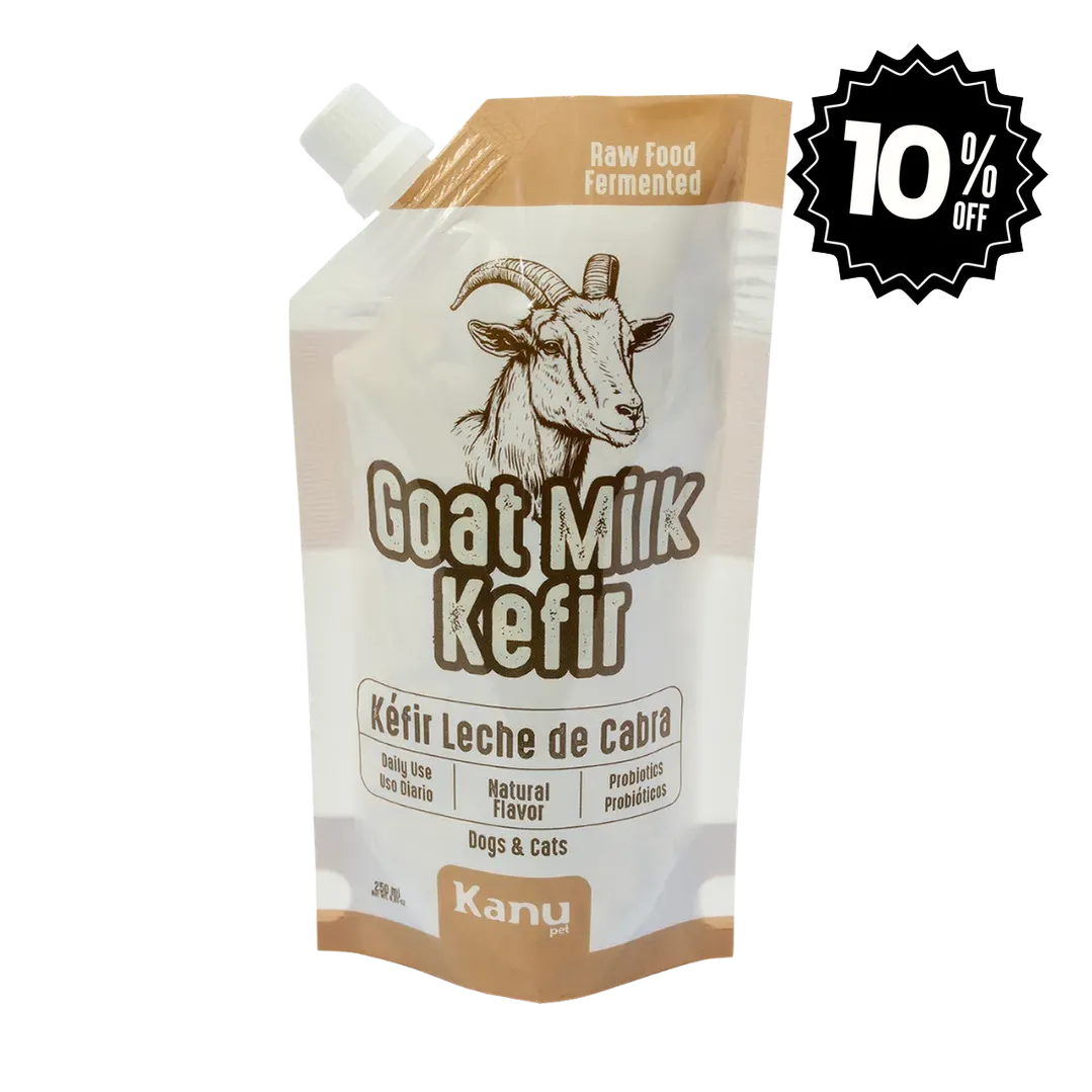 Kéfir Leche De Cabra Natural Kanu Pet Para Perro y Gato Bolsa