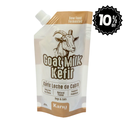 Kéfir Leche De Cabra Natural Kanu Pet Para Perro y Gato Bolsa
