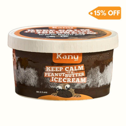 Kanu Helado Mantequilla de Maní Para Perro y Gato