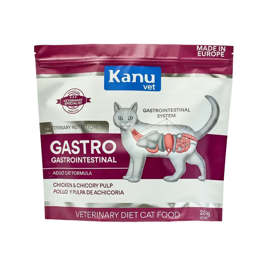 Alimento Medicado Seco Gastrointestinal Kanu Vet para Gato Adultos