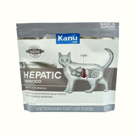 Alimento Medicado Kanu Vet Hepático para Gato Adultos