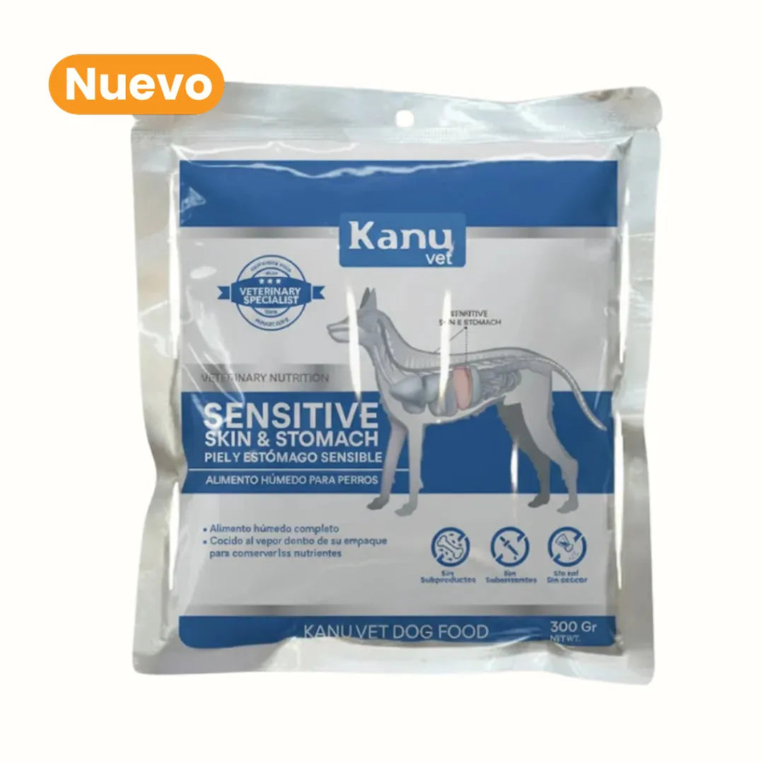 Alimento Húmedo Medicado Kanu Vet Skin & Stomach para Perros Adultos