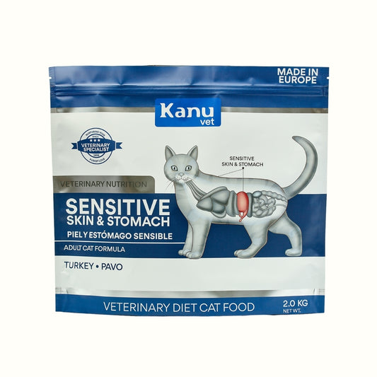 Alimento Medicado Kanu Vet Piel y Estómago Sensible para Gato Adultos