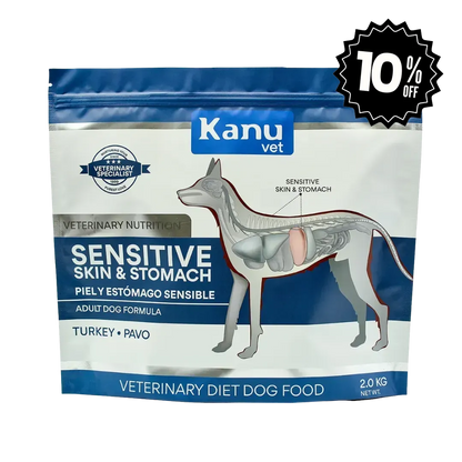 Alimento Medicado Kanu Vet Piel y Estómago Sensible para Perro Adultos